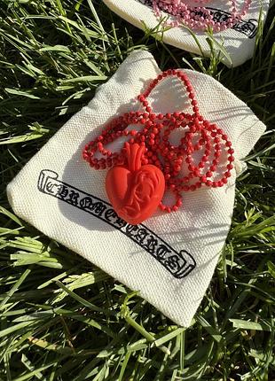 Хрестик chrome hearts, підвіска chrome hearts, силіконовий хрестик