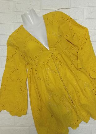 Блузочка/туніка прошва zara