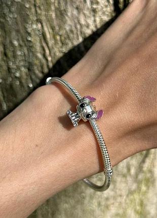 Срібний шарм намистинка стіч