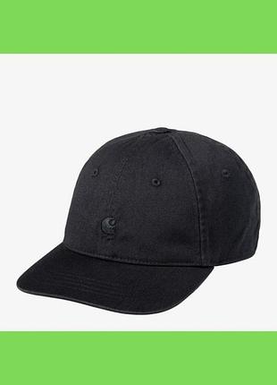 Черная кепка кепочка бейсболка мужская женская унисекс новая carhartt i023750.89.хх.06 one size