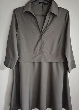 Платье-рубашка фирмы boohoo