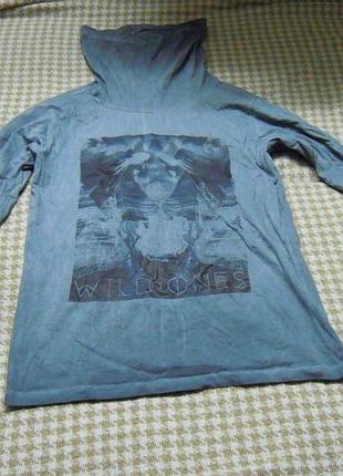 Оригінальна водолазка з принтом, стильний лонгслив, етно, бохо