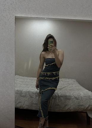 Джинсова сукня