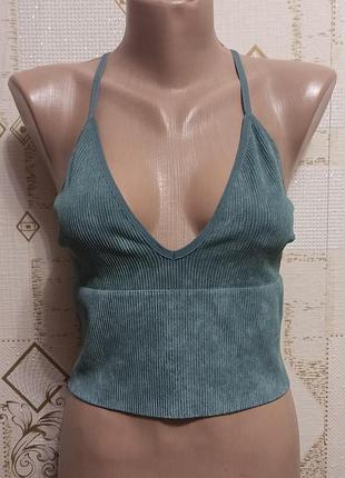 Urban outfitters стильный откровенный топ.