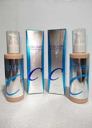 Тон 13 тональный крем enough collagen moisture foundation