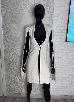 Подовжений піджак кейп miss selfridge, xs