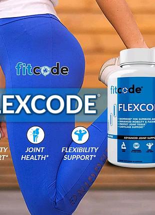Здоров'я суглобів flexcode fitcode глюкозамін хондроїтин 60 капсул сша