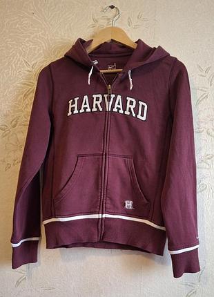Кофта спортивна harvard, фірма nike, унісекс бордового кольору, розмір s