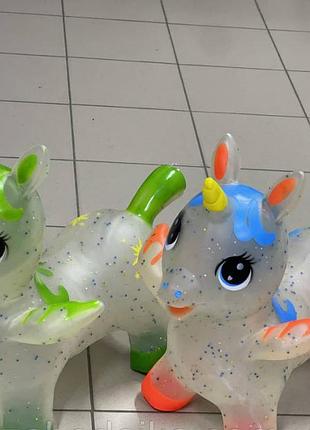Стрибун собачка музичний, конячка, для дітей, дитячий стрибун, гумовий стрибун, надувний стрибун