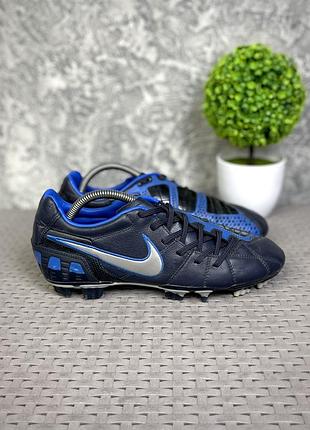 Nike t90 бутсы копы сороконожки 40 размер футбольные кожаные