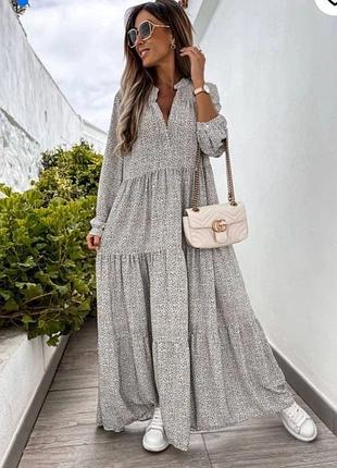 Платье платье сарафан макси летнее цветочное
