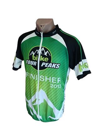 Продається унікальна велосипедна джерсі finisher bike four peaks 2013 (розмір l) футболка