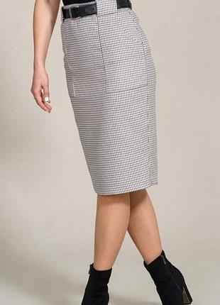 Элегантная юбка-карандаш/юбка-карандаш гусиная лапка