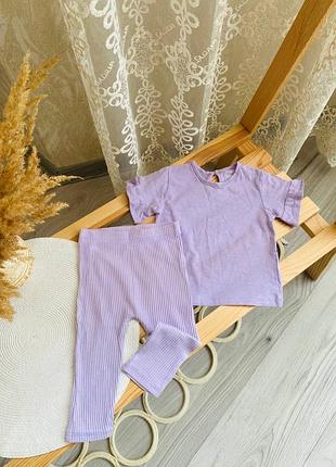 Набір для дівчинки футболка та лосіни