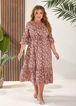 Платье из штапеля