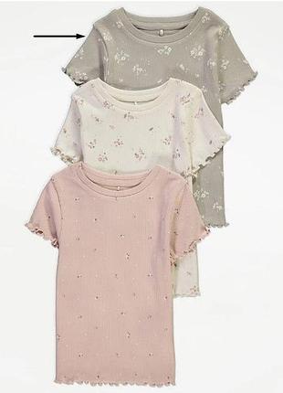 Футболка для дівчинки george англія рубчик