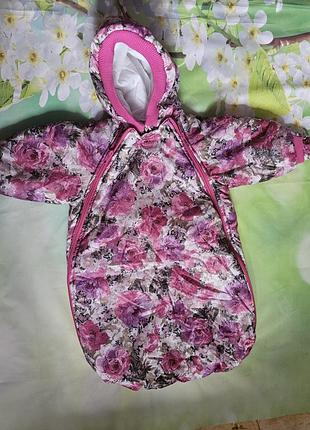 Комбінезон, чоловічок для новонародженої крихітки на виписку