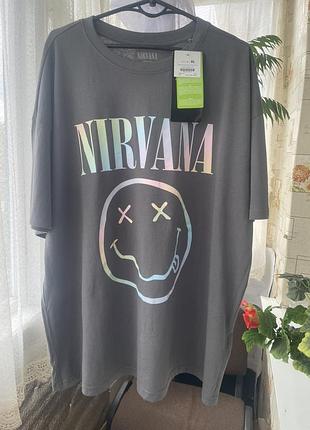 Мужская футболка nirvana xl!