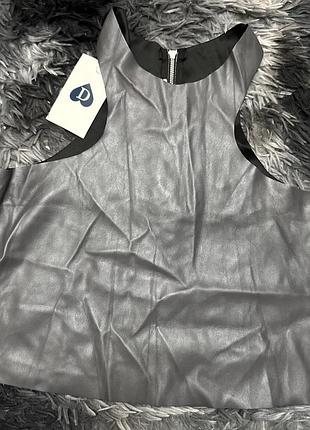 Шкіряний топ 😍