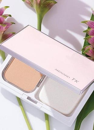 Тональна пудра-основа menard tk powder foundation spf 24 pa++, 52 y беж, японія