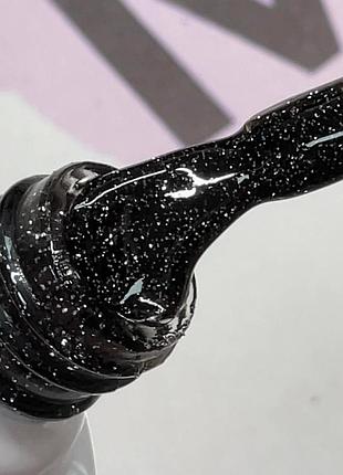 Світловідбиваючий гель лак чорний срібний рожевий