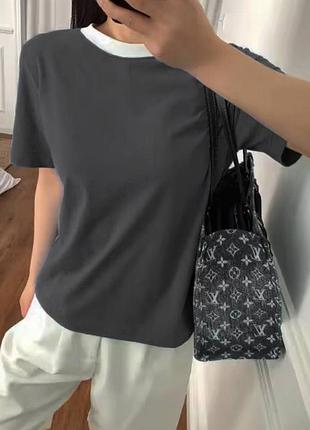 Базовая женская футболка | xs,s,m| коттон