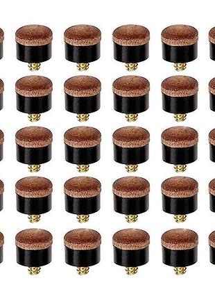 Наконечники для бильярдного кия с резьбой 12 мм, 30 шт.