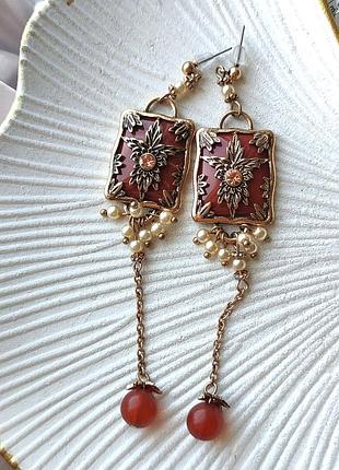 Сережки 12 см 2