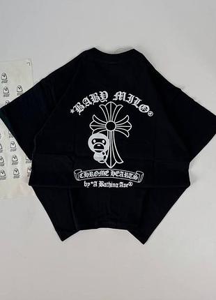 Футболка bape x chrome hearts