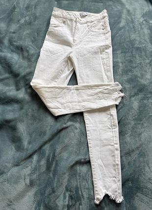 Джинси джегінси бершка, жіночі, білі джинси