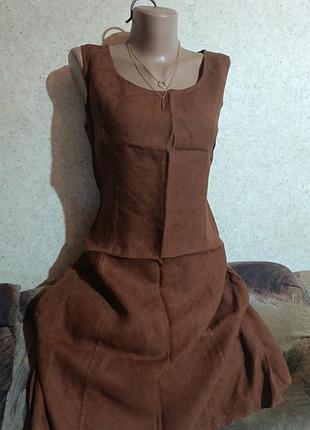 Сарафан 100% лён