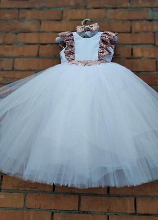 Детское праздничное нарядное платье для девочки