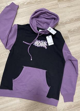 Світшот, худі black and purple hollister (новий) xs, s