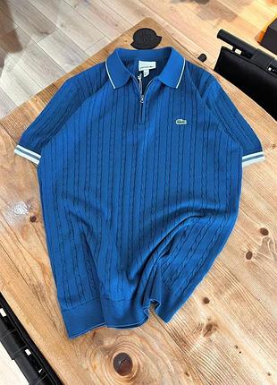 Поло трикотаж lacoste електрик