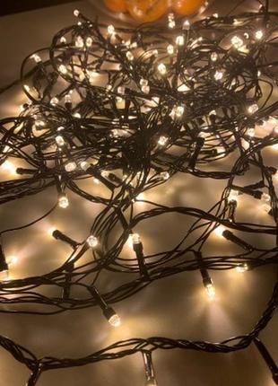 Светодиодная гирлянда бахрома 5 метров led