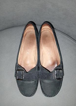 Туфлі балетки мокасіни gabor розмір 8,5 42 43 шкіра