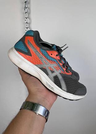 Женские серые спортивные легкие кроссовки asics rapid