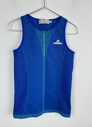 Женская майка топ на молнии adidas x stella mccartney