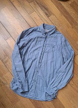 Серо-голубая рубашка