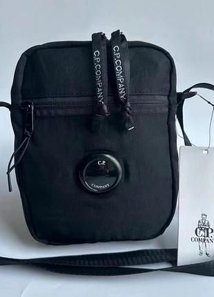 Сумка через плечо c.p. company black мужская