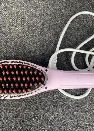Електричний гребінець-випрямляч fast hair straightener
