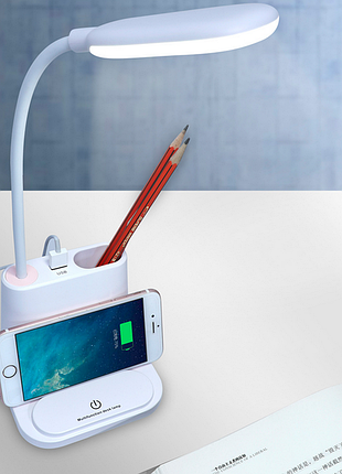 Настольная led лампа на аккумуляторе с функцией power bank