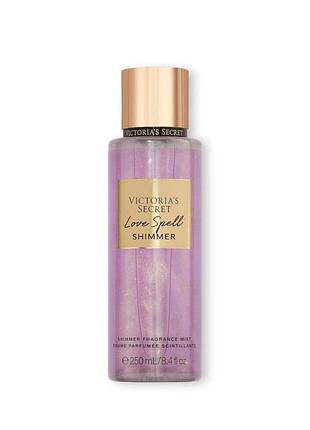 Спрей love spell shimmer victoria's secret із шиммером