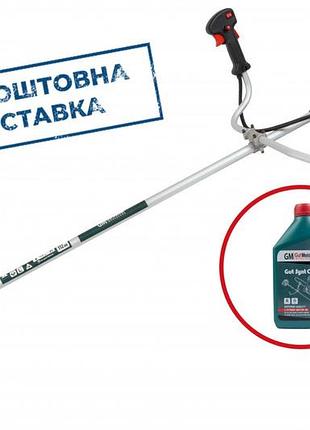Триммер бензиновый gut meister 1.2 квт + в подарок масло моторное 1 л