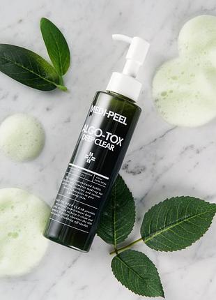 Гель-пенка для глубокого очищения кожи medi-peel algo-tox deep clear