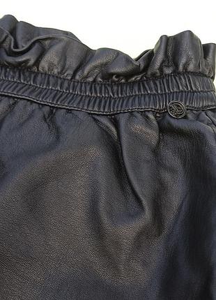 Юбка  мини,чёрная,кожзам,42-46разм.,tom teilor.