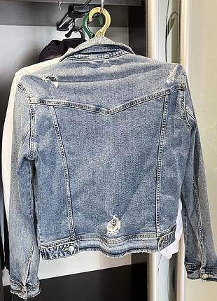 Джинсова куртка zara 3