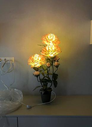 Декоративна лампа квітка