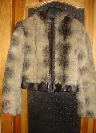 Меховая куртка etam1 фото