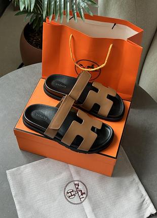Жіночі шльопанці h… chypre sandals naturel calfskin